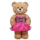 Pink Rainbow Sequins Dress