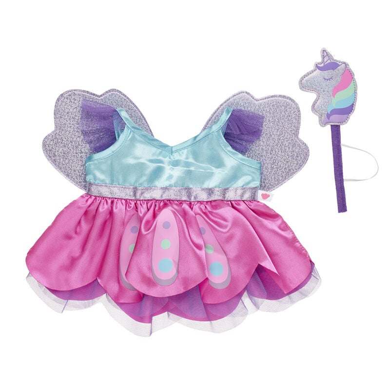 Fairy Dress with Wings and Unicorn Wand - Build-A-Bear Workshop®