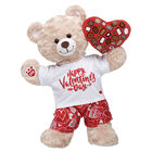 Happy Hugs Teddy Bear Chocolate Heart Box Gift Set plush by Build-A-Bear