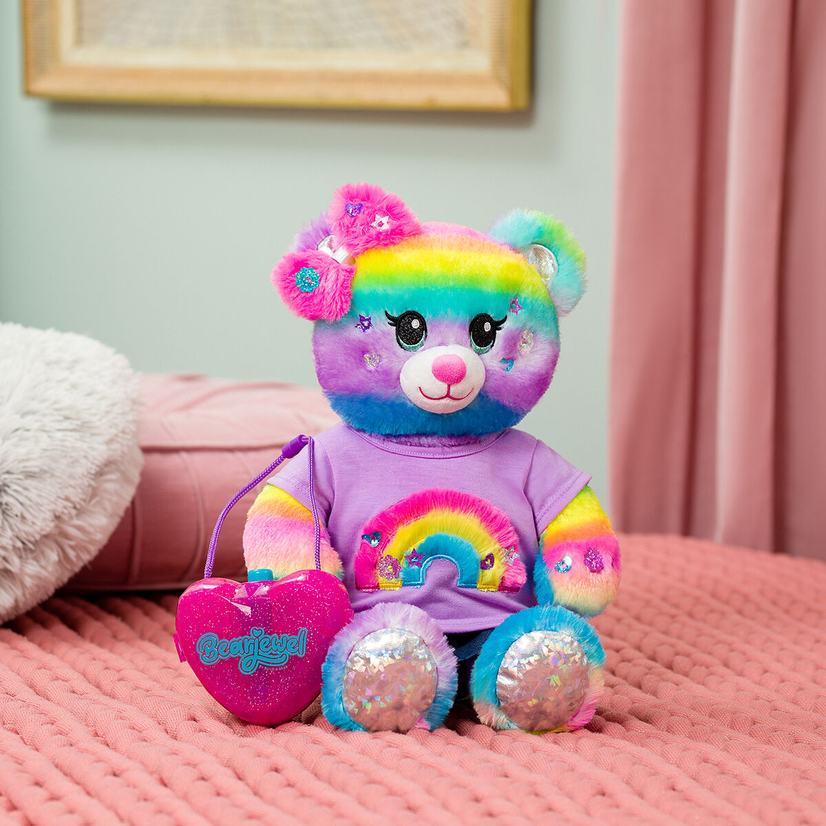 Fuzzy Rainbow T-Shirt