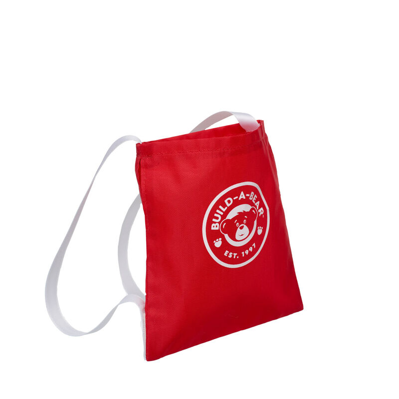 Mini Beans Red Toy Bear Carrier plush by Build-A-Bear