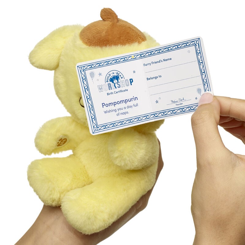 Online Exclusive Build-A-Bear Mini Beans&reg; Sanrio&reg; Hello Kitty&reg; and Friends Pompompurin&trade; Plush - Build-A-Bear Workshop&reg;