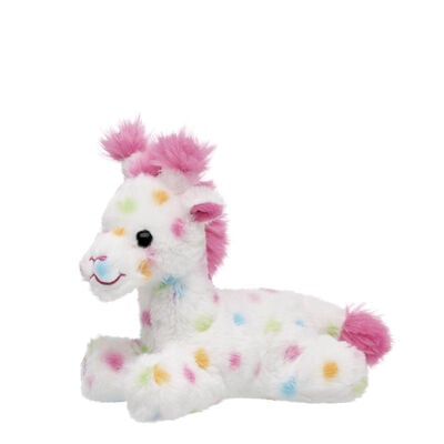 Build-A-Bear Mini Beans&reg; White Frosted Animal Cookie Giraffe Stuffed Animal