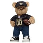 Timeless Teddy Bear with New Orleans Saints Jersey, Fan Hat, and Football - Build-A-Bear Workshop®