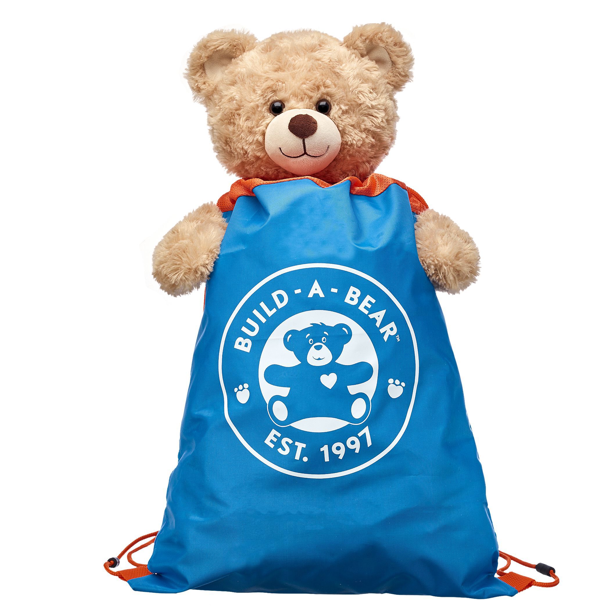 Blue & Orange Toy Bear Carrier