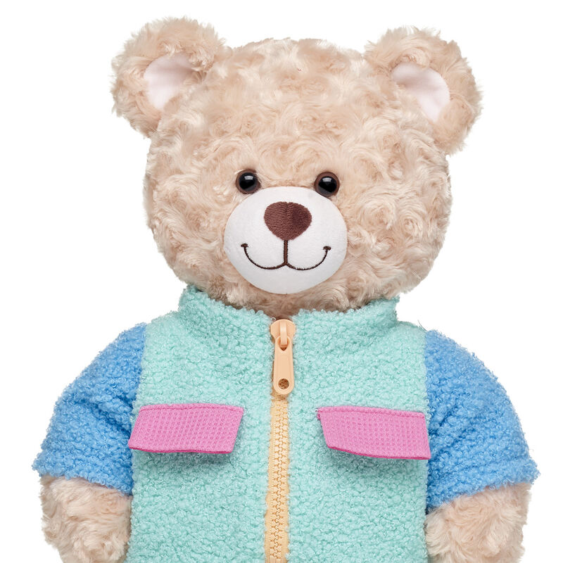 Colorful Sherpa Jacket | Build-A-Bear