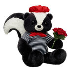 Online Exclusive Skunk Stuffed Animal Beret Gift Set with Roses - Build-A-Bear Workshop&reg;