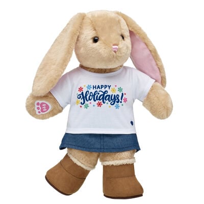 Pawlette™ Bunny Plush Happy Holidays Gift Set