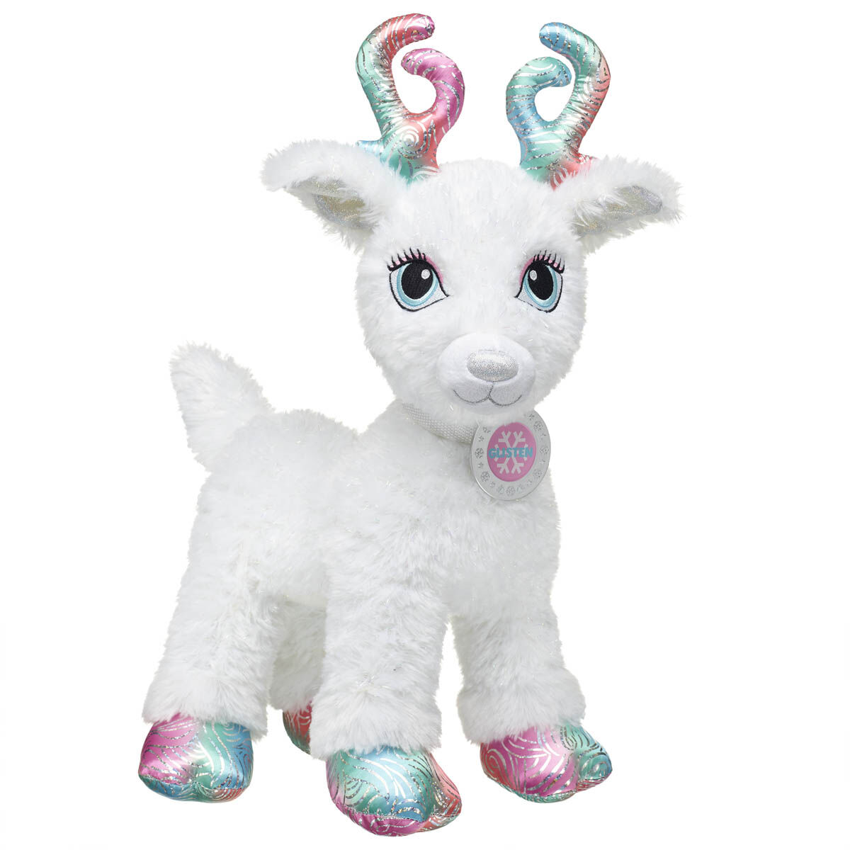 Snowflake Swirl Glisten Plush