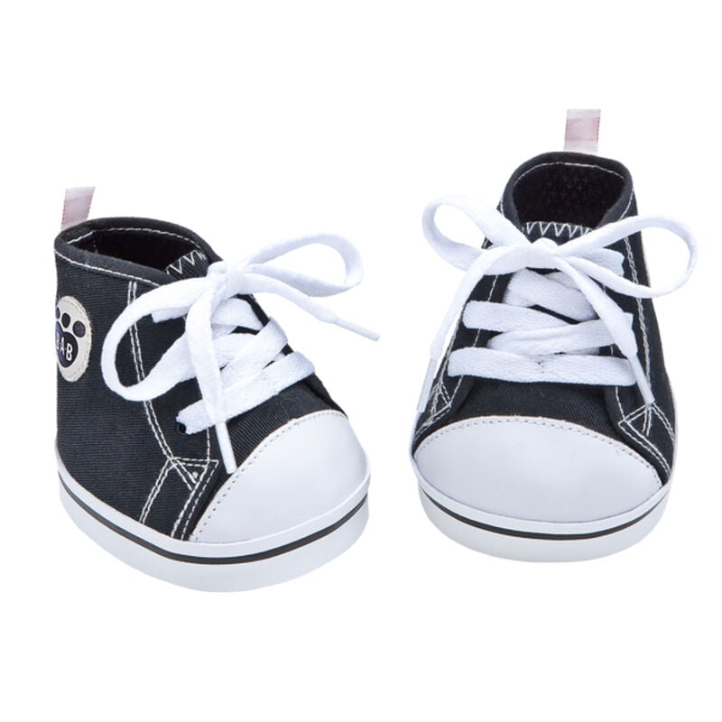 Black Canvas High-Tops by Build-A-Bear