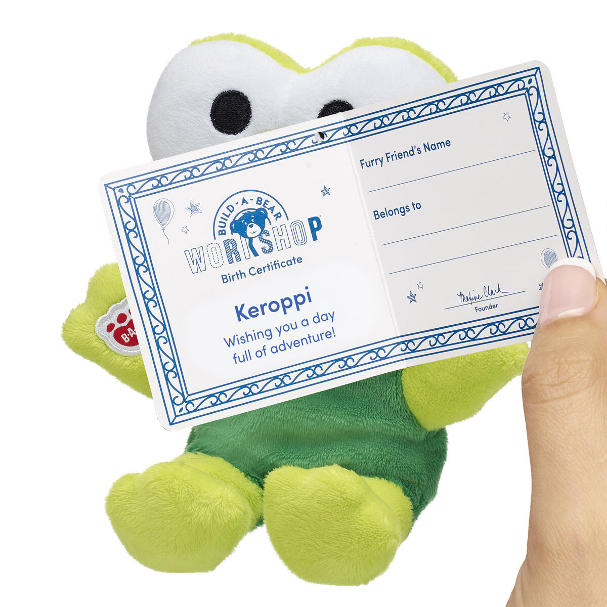 Build-A-Bear Mini Beans® Sanrio® Hello Kitty® and Friends Keroppi™ Plush