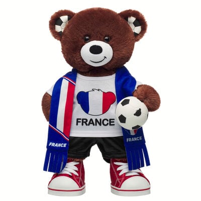 Let's Goal Bear France Soccer Gift Set