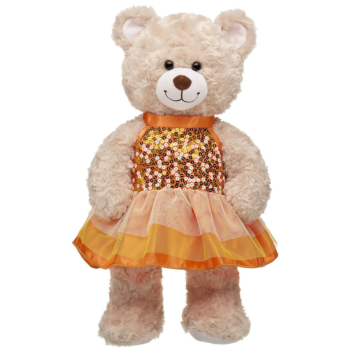 スーツ・フォーマル・ドレス Sparkling Ribbon Bear Dress Santa Candy Corn Sparkle Dress for Plush Toys | Build-A-Bear®