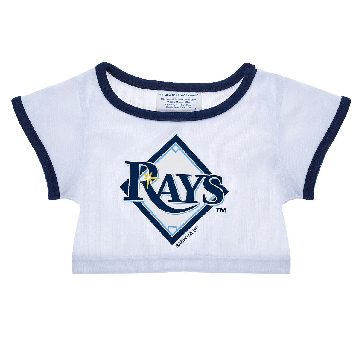 Tampa Bay Rays™ White & Blue Ringer T-Shirt