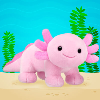 Pink Axolotl Stuffed Animal