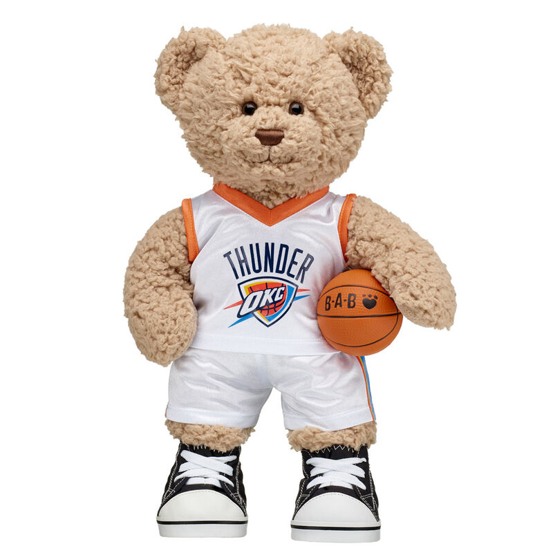 Timeless Teddy Bear Oklahoma City Thunder Basketball Gift Set