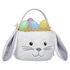 White Bunny Easter Basket