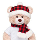 Red Buffalo Check Hat and Scarf Set