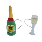 Online Exclusive Build-A-Bear Bubbly Plush Champagne and Glass Set