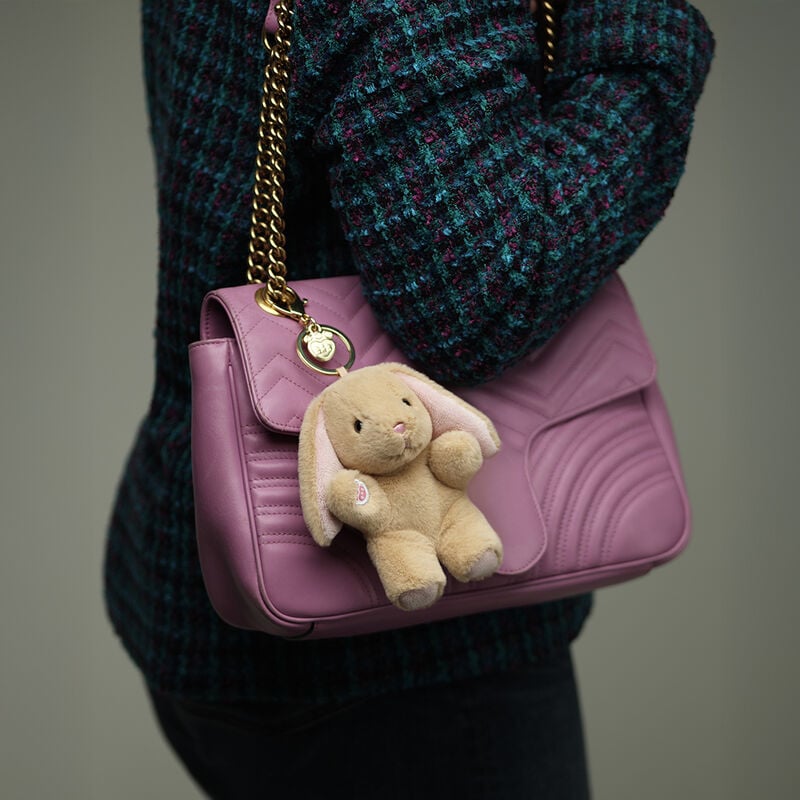 Pawlette Bunny Plush Bag Charm plush by Build-A-Bear