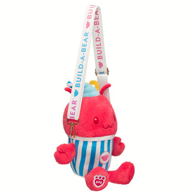 Fruit Punch Lobster Slushie Plushie with Carrying Strap