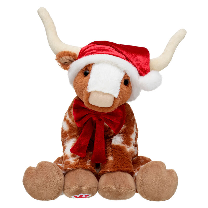 Longhorn Stuffed Animal Santa Hat Gift Set - Build-A-Bear Workshop&reg;