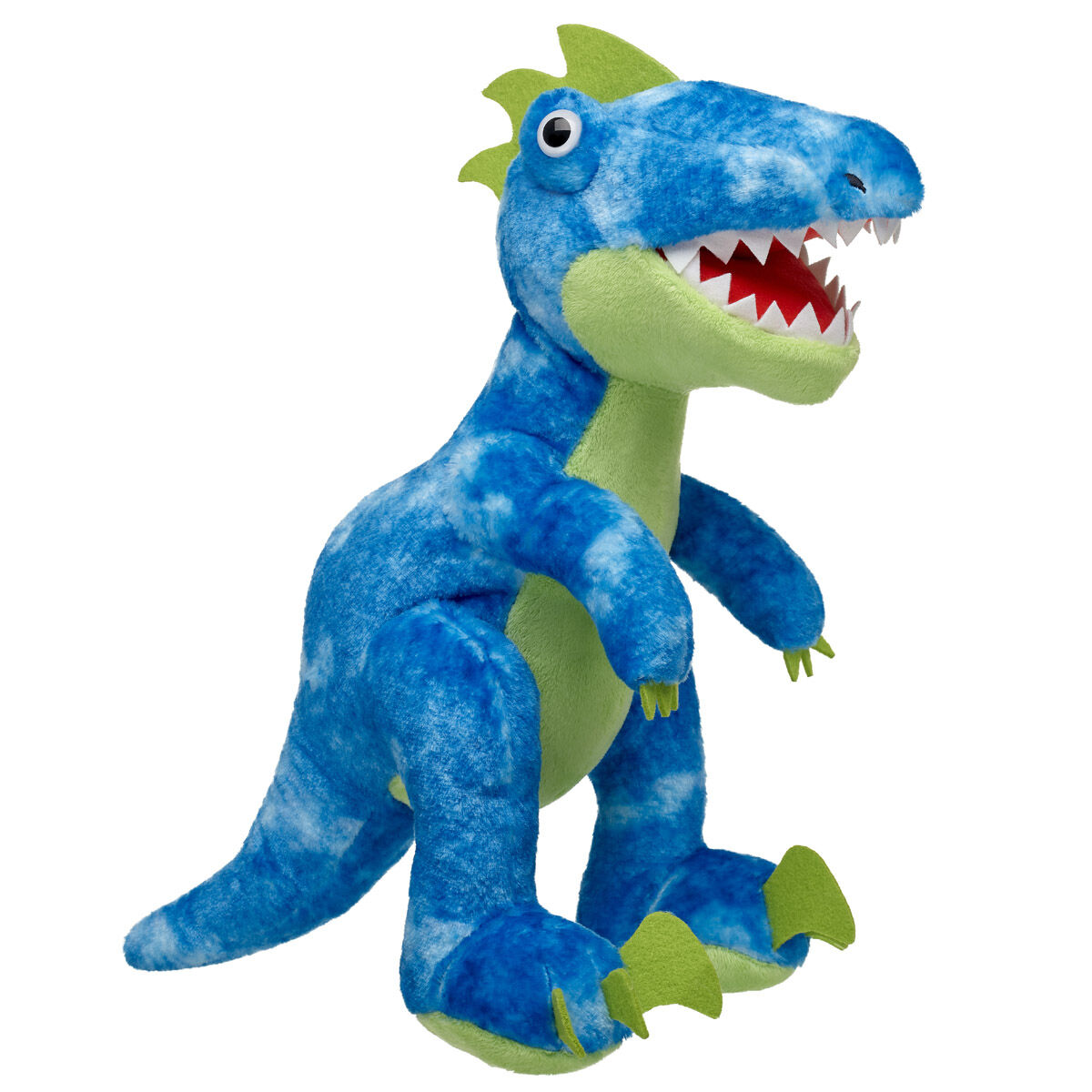 Blue and Green Raptor Stuffed Animal