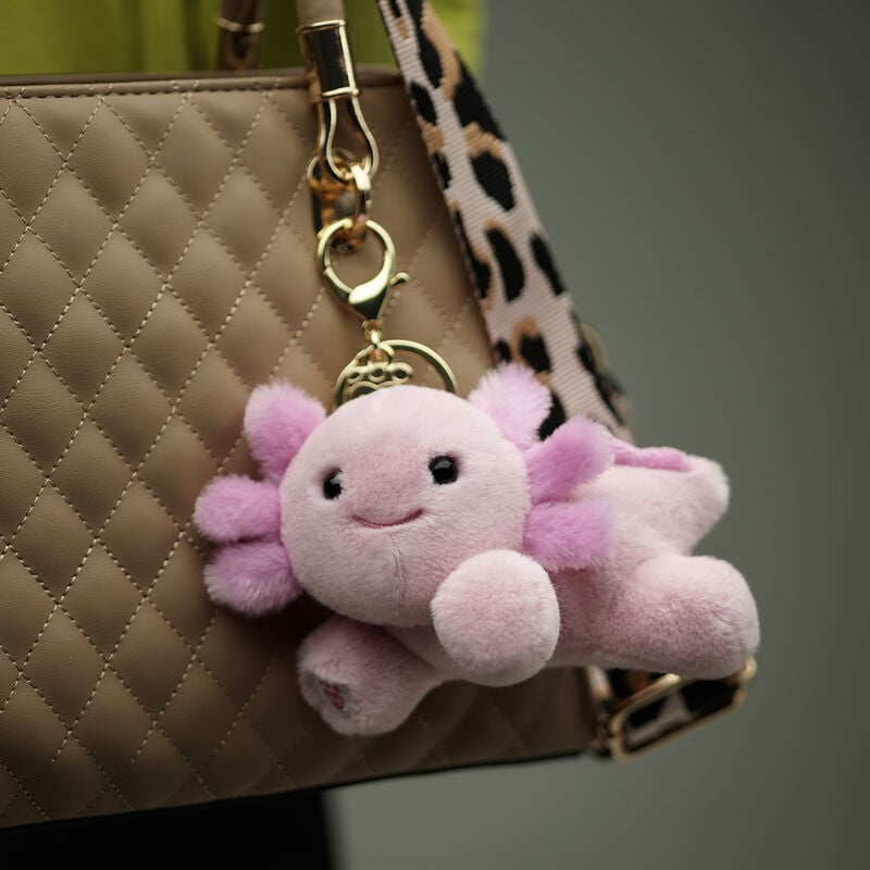 Axolotl Plush Bag Charm plush by Build-A-Bear