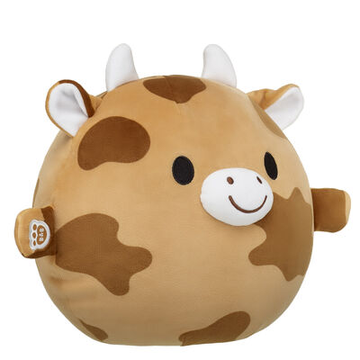 SKOOSHERZ™ Brown Cow Stuffed Animal