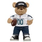 Timeless Teddy Bear with Seattle Seahawks Jersey, Fan Hat, and Football - Build-A-Bear Workshop®