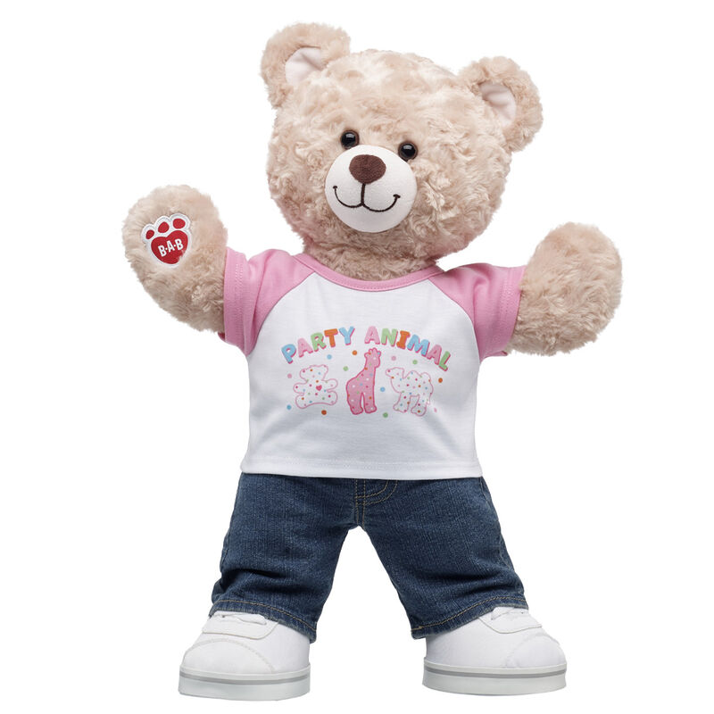 Happy Hugs Teddy Bear Frosted Animal Cookie Gift Set plush by Build-A-Bear