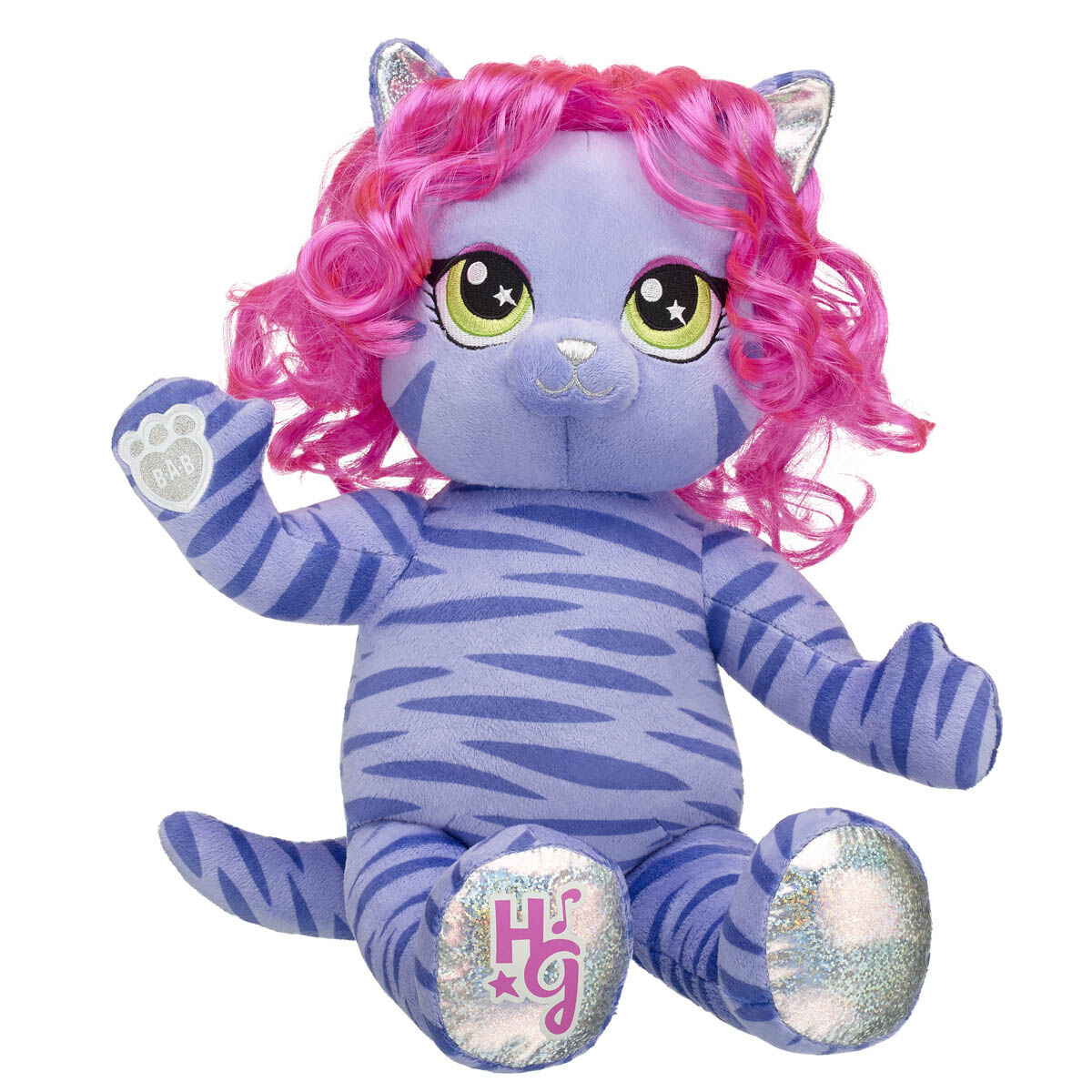 Honey Girls Teegan Tiger Sequin 2-fer Plush Toy Gift Set