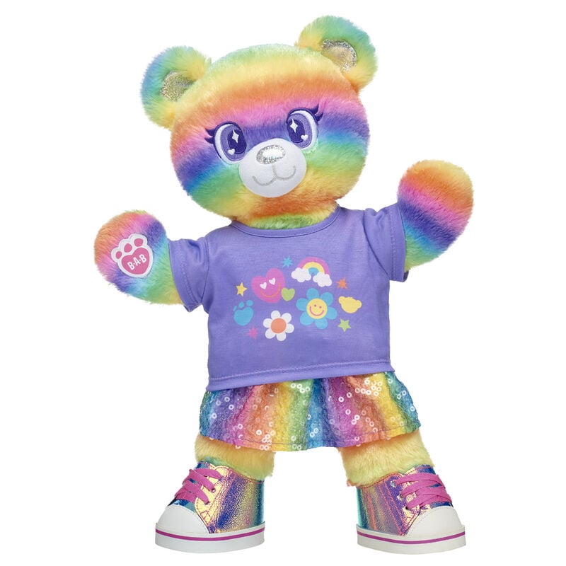Rainbow Stripes Teddy Bear Skirt Gift Set - Build-A-Bear Workshop