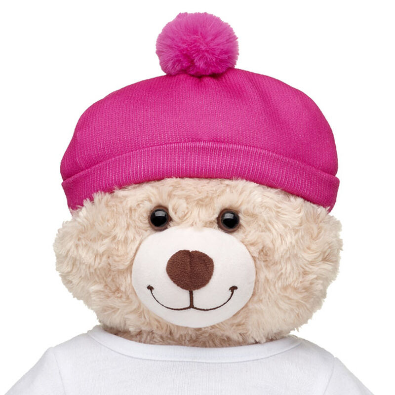 Online Exclusive Fuchsia Pom Hat Beanie