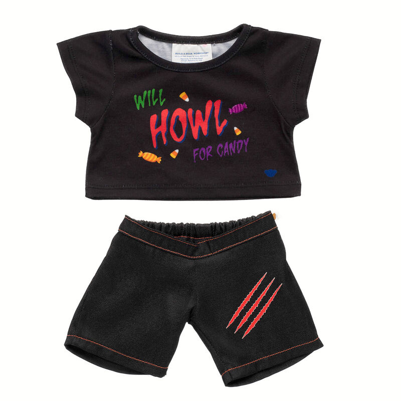 "Will Howl for Candy" Werewolf Set by Build-A-Bear