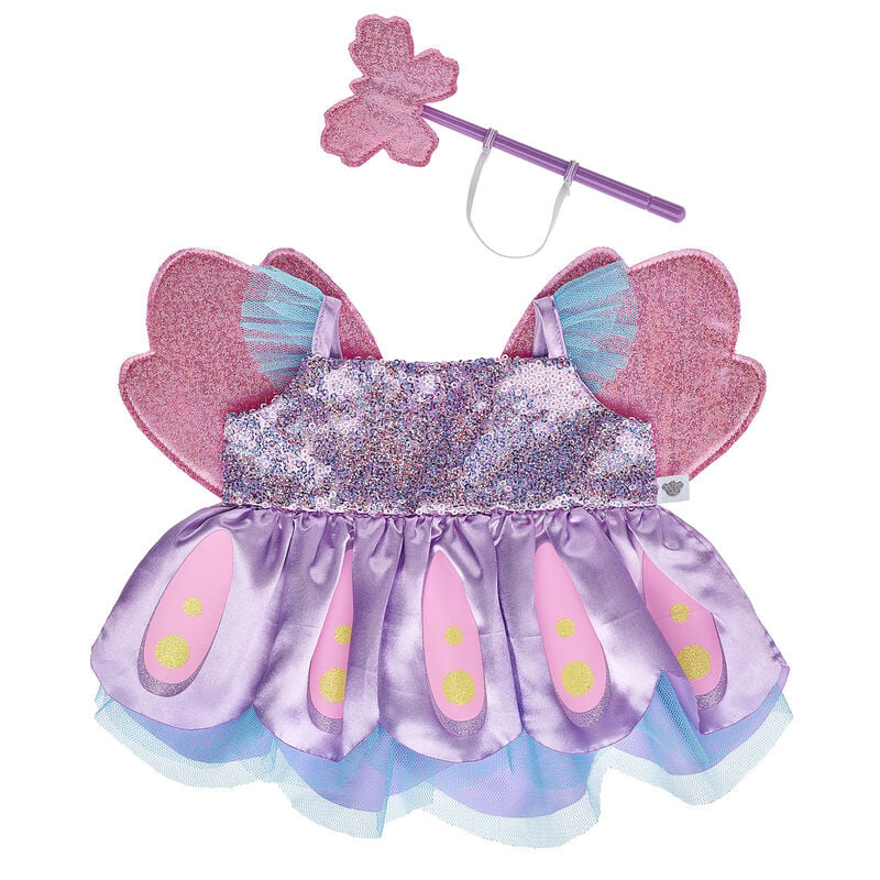 Butterfly Fairy Dress and Wand