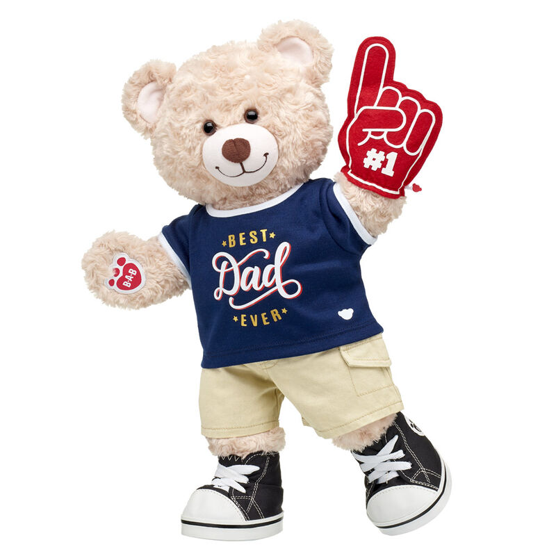 Happy Hugs Teddy Best Dad Ever Gift Set