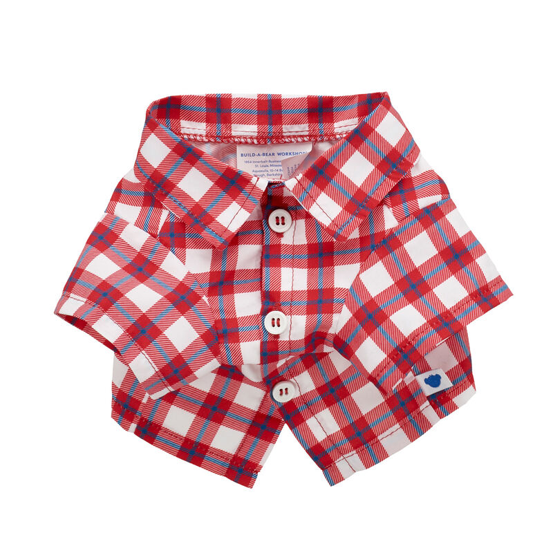 Farm Plaid Shirt - Build-A-Bear Workshop&reg;