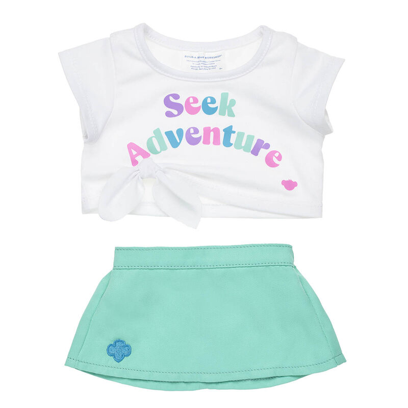 Girl Scout "Seek Adventure" Skirt Set - Build-A-Bear Workshop&reg;