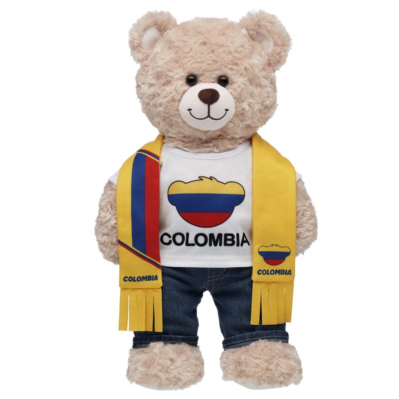 Colombia Scarf and T-Shirt Set by Build-A-Bear
