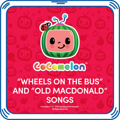 CoComelon™ “Wheels on the Bus” and “Old MacDonald” Songs
