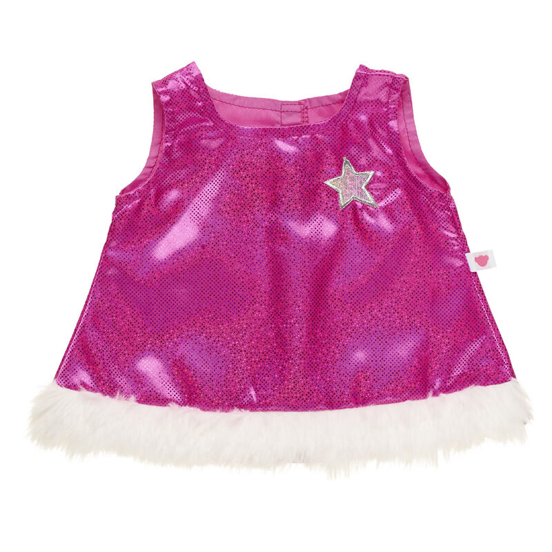 Honey Girls Pink Glitter Dress for Stuffed Animals - Build-A-Bear Workshop&reg;