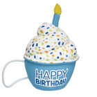 Blue Birthday Cupcake