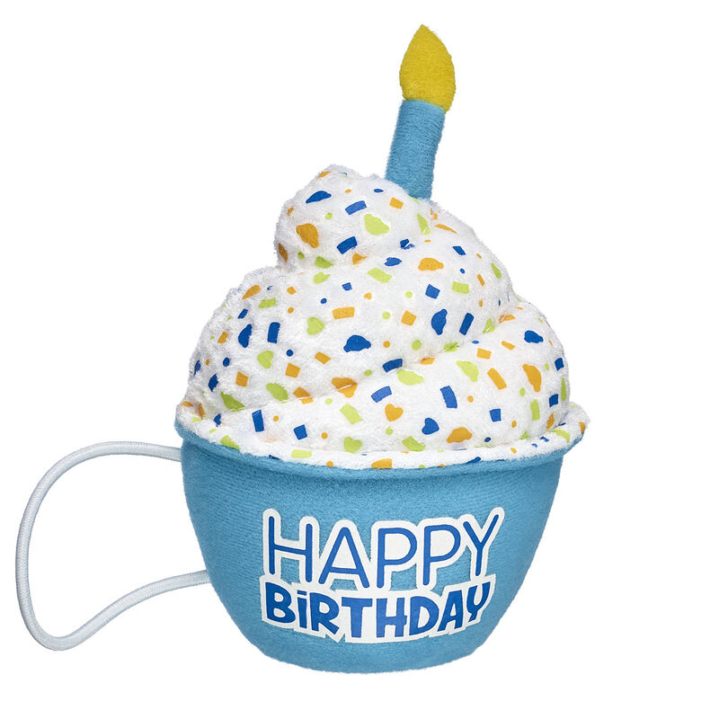 Blue Birthday Cupcake