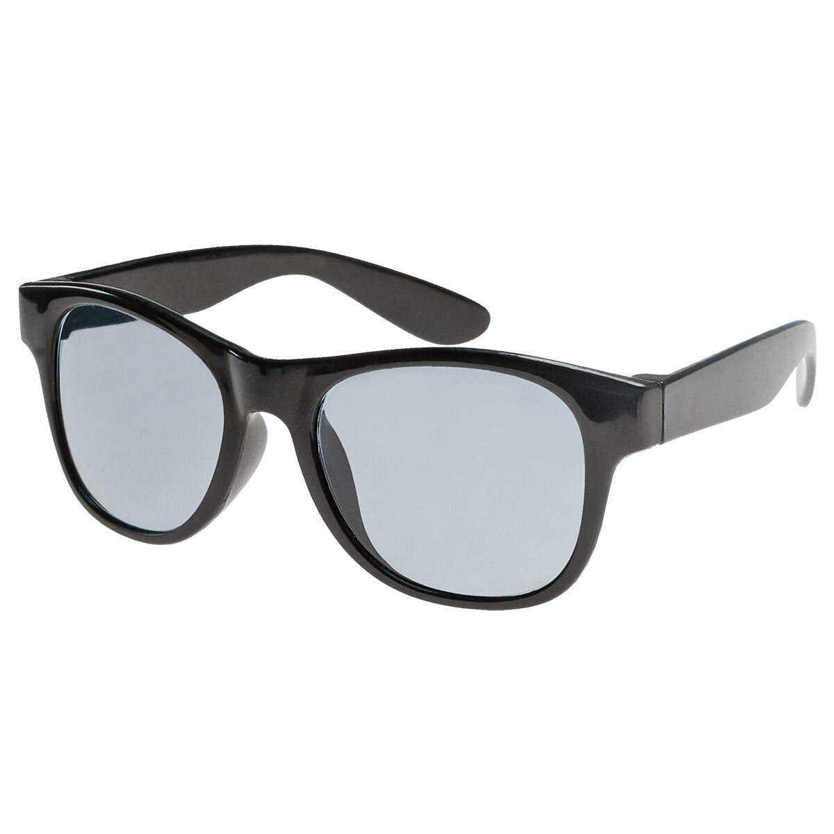 ASOS DESIGN chunky rectangle sunglasses with black lens in black | ASOS