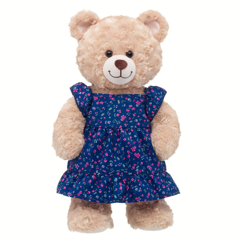 Navy Floral Dress by Build-A-Bear