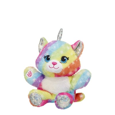 Build-A-Bear Mini Beans&reg; Rainbow Kittycorn Plush