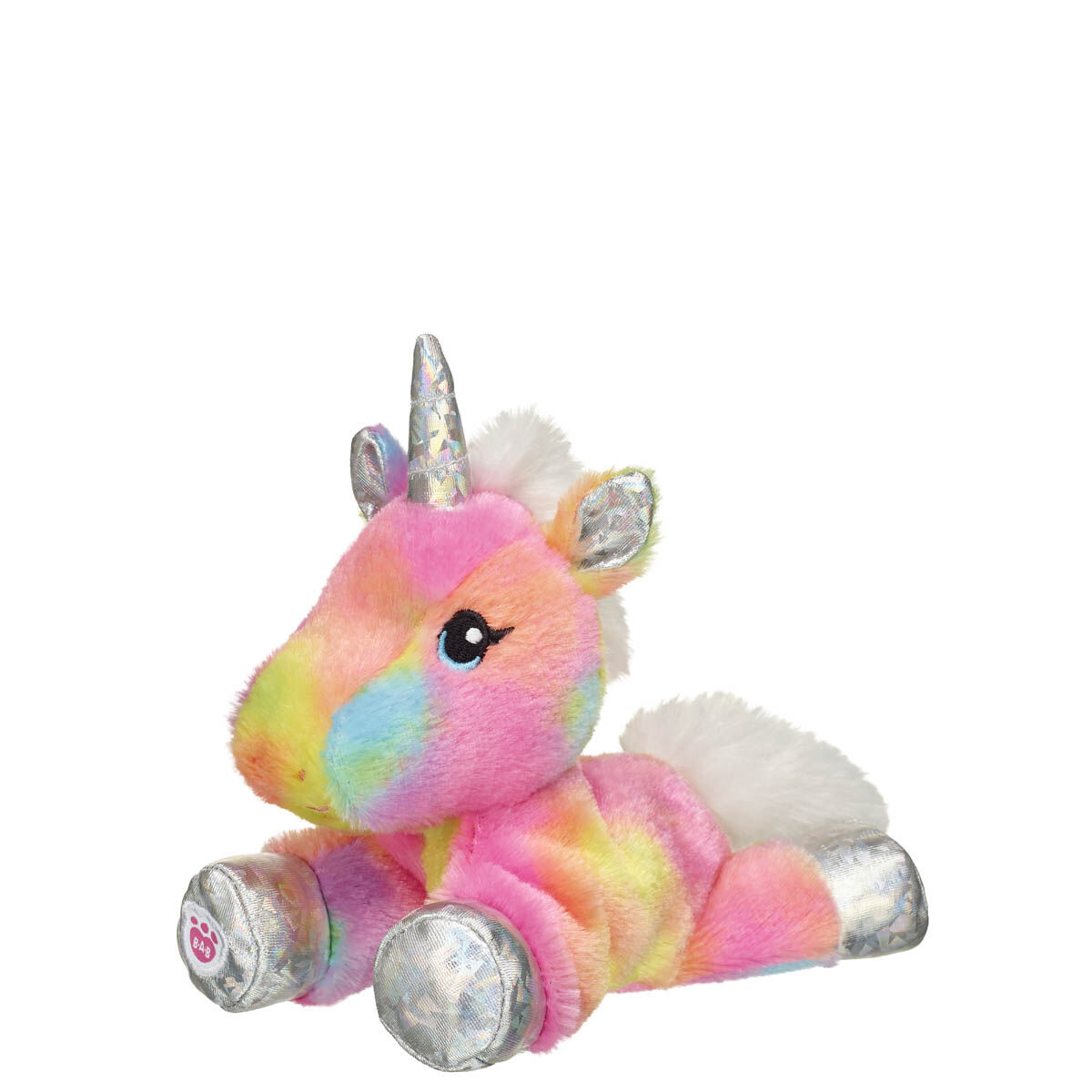 Build-A-Bear Mini Beans Rainbow Unicorn Plush