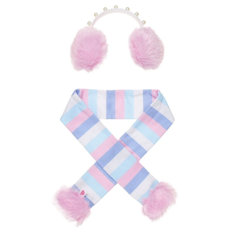 Pearl Earmuffs & Scarf Set | Build-A-Bear