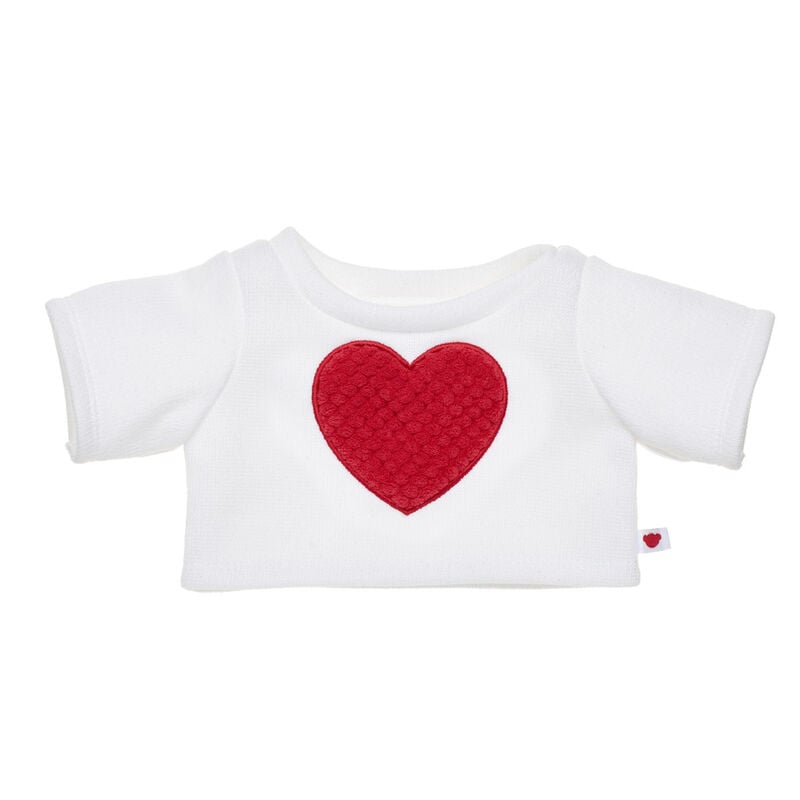 Red Sherpa Heart Sweater by Build-A-Bear